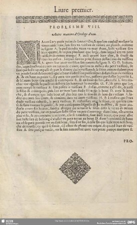 PROBLESME VIII. Autre maniere d'Orologe d'eau.