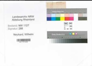 Entnazifizierung Wilhelm Neuhard , geb. 00.00.0000 (Stadtamtmann)