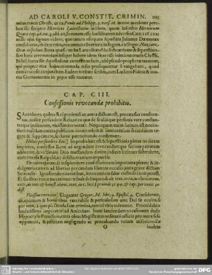 Cap. CIII. Confessionis revocandae prohibitio