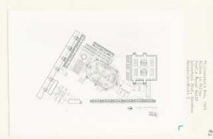 Zirkus, Berlin-Charlottenburg (Diplomarbeit bei Bernhard Hermkes): Grundriss 3. Obergeschoss + 15.00, 1:500