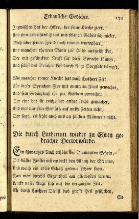 Die durch Lutherum wieder zu Ehren gebrachte Doctorwürde.