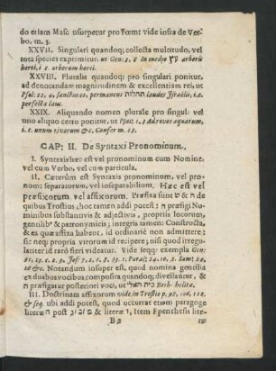 Cap. II. De Syntaxi Pronominum.