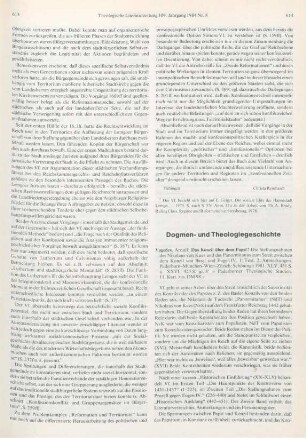 614-616 [Rezension] Das Konzil über dem Papst?