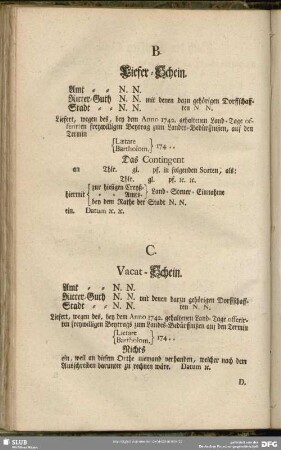 B. Liefer-Schein