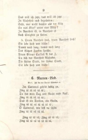 6. Narren-Lied.