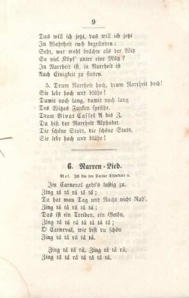 6. Narren-Lied.
