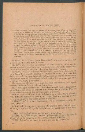 Segundo episodio (1839)