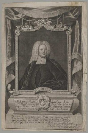 Bildnis des Johannes Reinhardus Rus
