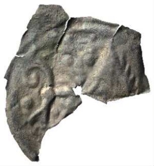 Fundmünze, Brakteat, 1206 - 1242