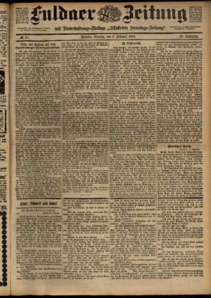 Ausgabe vom Montag, den 06. Februar 1899.