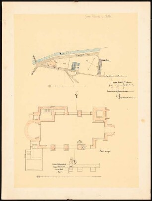 Evangelische Garnisonskirche, Celle: Lageplan, Grundriss, Geländedetails