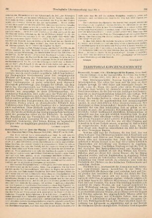 552-553 [Rezension] Bauerreiß, Romuald, Kirchengeschichte Bayerns; Bd. 1: Von den Anfängen bis zu den Ungarneinfällen