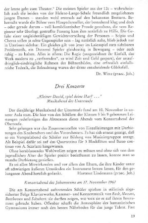 Drei Konzerte