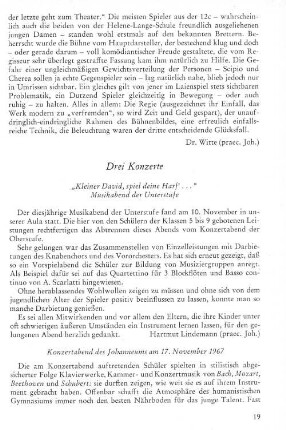 Drei Konzerte