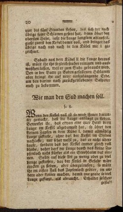 Wie man den Sud machen soll.