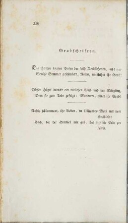 Grabschriften