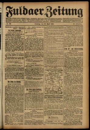 Ausgabe vom Montag, den 17. April 1916.