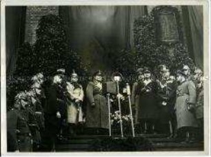 Hermann Göring bei einer Gedenkveranstaltung für die Opfer der Ruhrkämpfe 1920