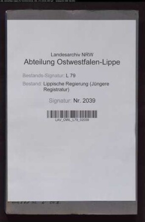 Amtsanwaltschaft Lemgo, Band 2