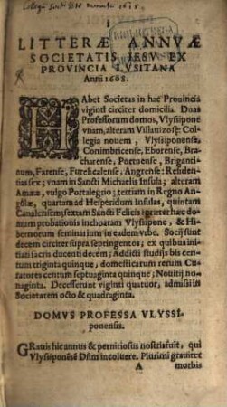Literae annuae Societatis Jesu. [21.] 1608