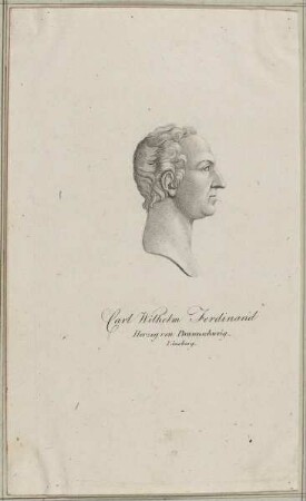 Bildnis des Herzogs Karl Wilhelm Ferdinand von Braunschweig-Lüneburg
