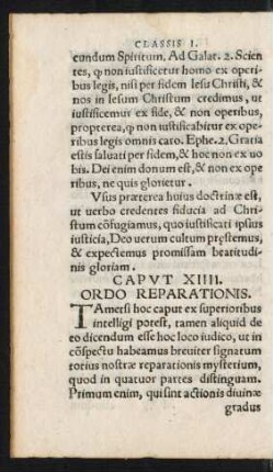 Caput XIIII. Ordo Reparationis.