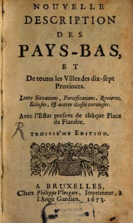 Nouvelle Description des Pays-Bas