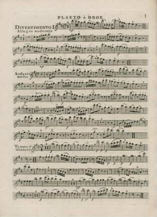 Flauto o Oboe