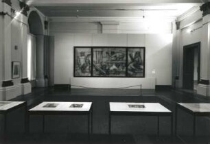 Dresden-Altstadt. Ausstellung "Otto Dix zum 100. Geburtstag", 1991-1992 im Albertinum, Mosaiksaal