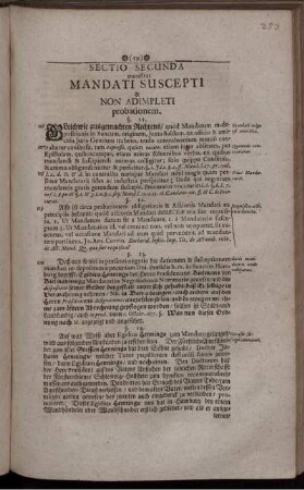 Sect. II. monstrat Mandati suscepti & non adimpleti probationem