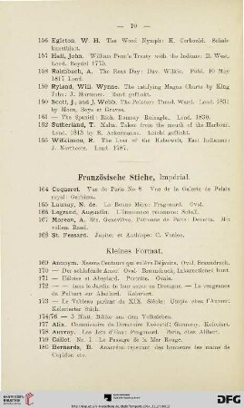 Französische Stiche (Nr. 164-221)