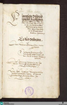 Chronik von Reichenau - Cod. Karlsruhe 1303