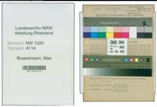 Entnazifizierung Max Brueckmann , geb. 23.09.1904 (Fabrikant)