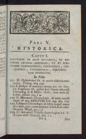 425-496, Pars V. Historica
