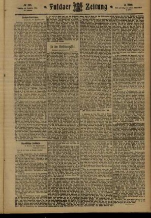Zweite Ausgabe vom Samstag, den 30. Dezember 1911.
