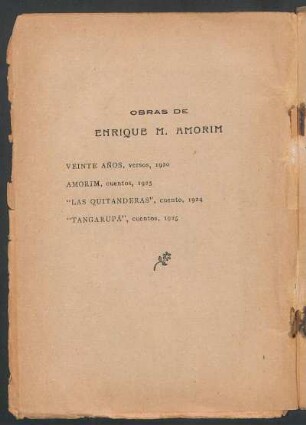 Obras de Enrique M. Amorim