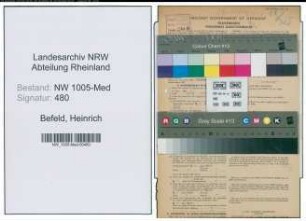 Entnazifizierung Heinrich Befeld , geb. 01.10.1897 (Zahnarzt)