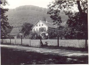 Oberförsterei im Heidental im Sommer 1915. Detmold. Hiddesen. Papierabzug