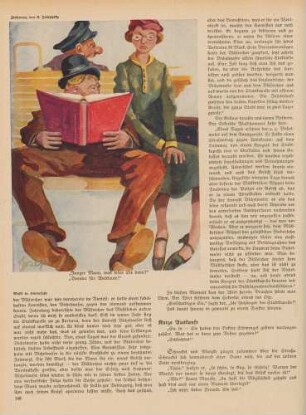 "Junger Mann, was lesen Sie denn?"