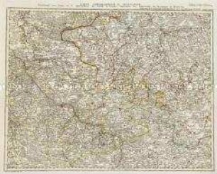 Grand Atlas . Bl. 34 (Sachsen, Oberlausitz, Böhmen): Contenant une Partie de l'Electorat de Saxe la Lusace Superieure, les Extrêmités du Rauyome de Boheme