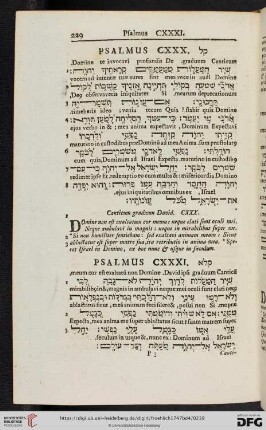 (Psalmus CXXXI - CXL)