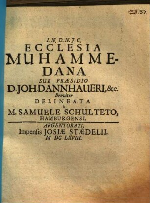 Ecclesia Muhammedana