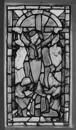 Szenen aus dem Leben der Heiligen Cosmas und Damian — Pendants: Die beiden Heiligen werden an Kreuze gebunden — Einer der beiden Heiligen am Kreuz