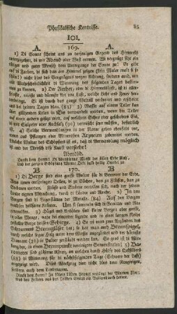 101. (169.) - 108. (192.) Physikalische Kentnisse