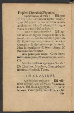 De Clavibus.