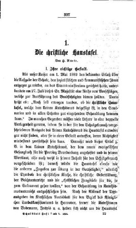 Die christliche Haustafel