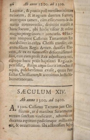 Saeculum XIV. Ab anno 1300. ad 1400.