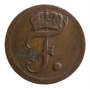 Münze, Pfennig, 1753
