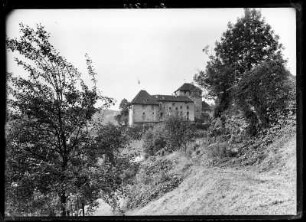 Österreich, Feldkirch. Blick zur Schattenburg