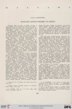 Wystawa sztuki polskiej w Paryżu